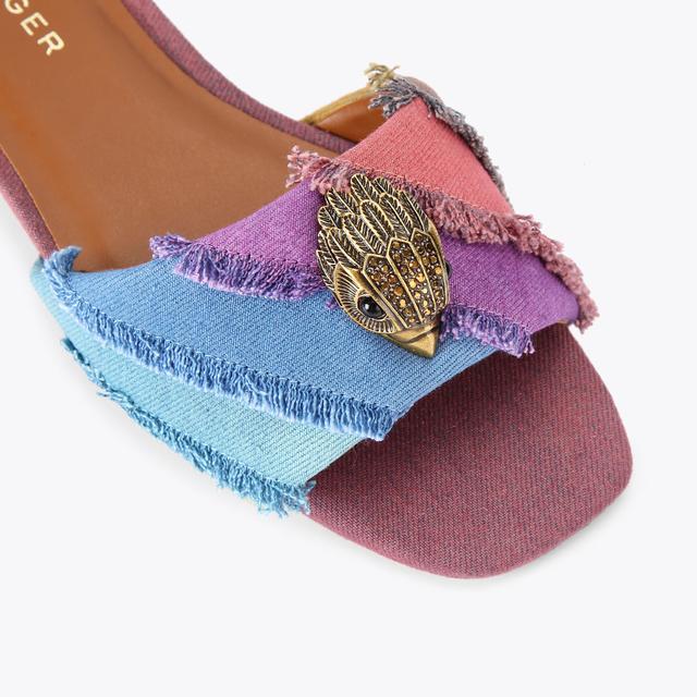 Carvela By Kurt Geiger KENSINGTON FLAT SANDAL Denim Slip On Sandal By KURT GEIGER LONDON