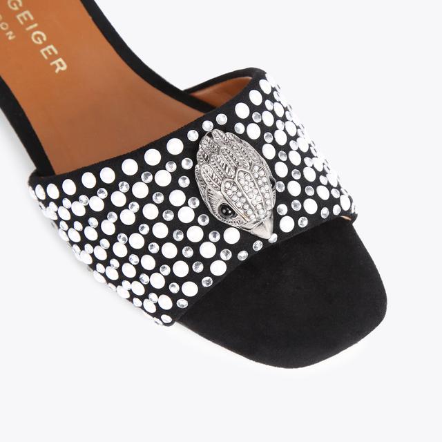 Carvela By Kurt Geiger KENSINGTON FLAT SANDAL Pearl Slip On Sandals By KURT GEIGER LONDON