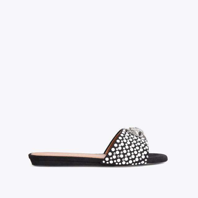 carvela by kurt geiger KENSINGTON FLAT SANDAL Pearl Slip On Sandals by KURT GEIGER LONDON