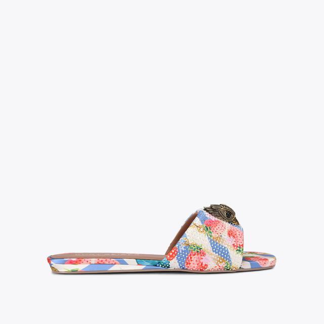 carvela by kurt geiger KENSINGTON FLAT SANDAL Strawberry Printed Slip On Sandal by KURT GEIGER LONDON carvela by kurt geiger KENSINGTON FLAT SANDAL Strawberry Printed Slip On Sandal by KURT GEIGER LONDON