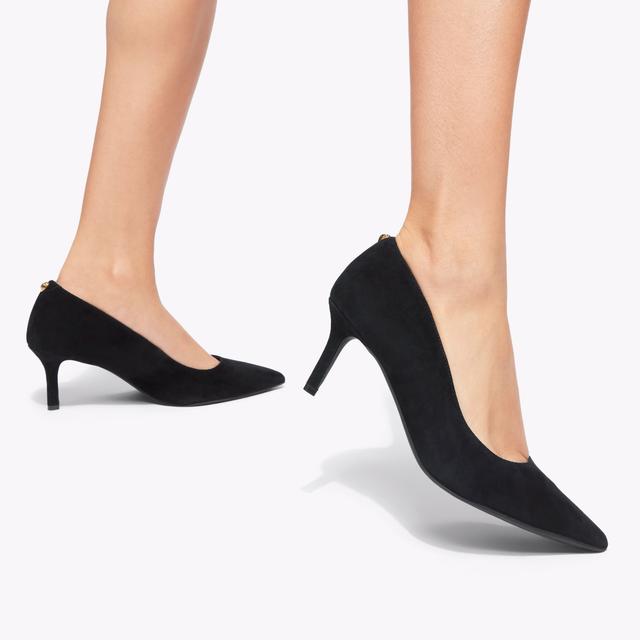Carvela By Kurt Geiger KENSINGTON FLEXI 65 Black Suede Heels By KURT GEIGER LONDON