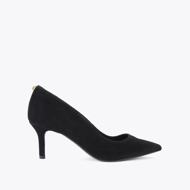 carvela by kurt geiger KENSINGTON FLEXI 65 Black Suede Heels by KURT GEIGER LONDON