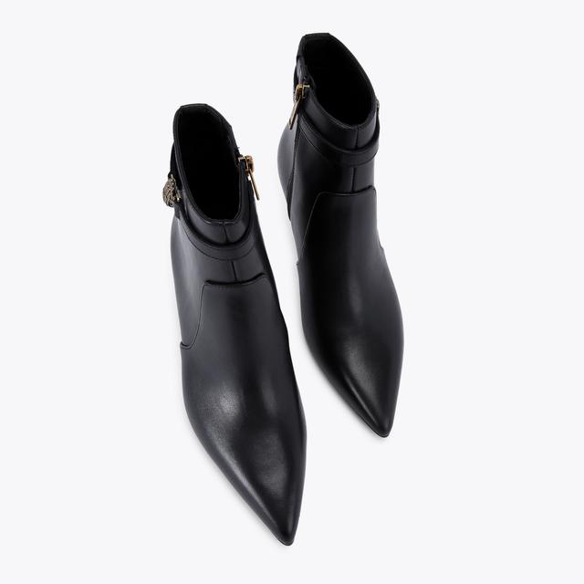 Carvela By Kurt Geiger KENSINGTON FLEXI ANKLE Black Heeled Ankle Boot By KURT GEIGER LONDON