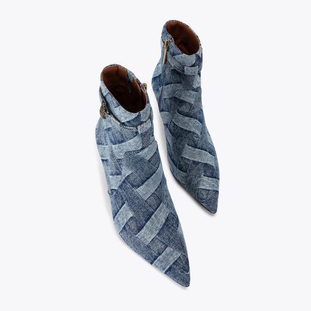 Carvela By Kurt Geiger KENSINGTON FLEXI ANKLE Denim Ankle Boot By KURT GEIGER LONDON