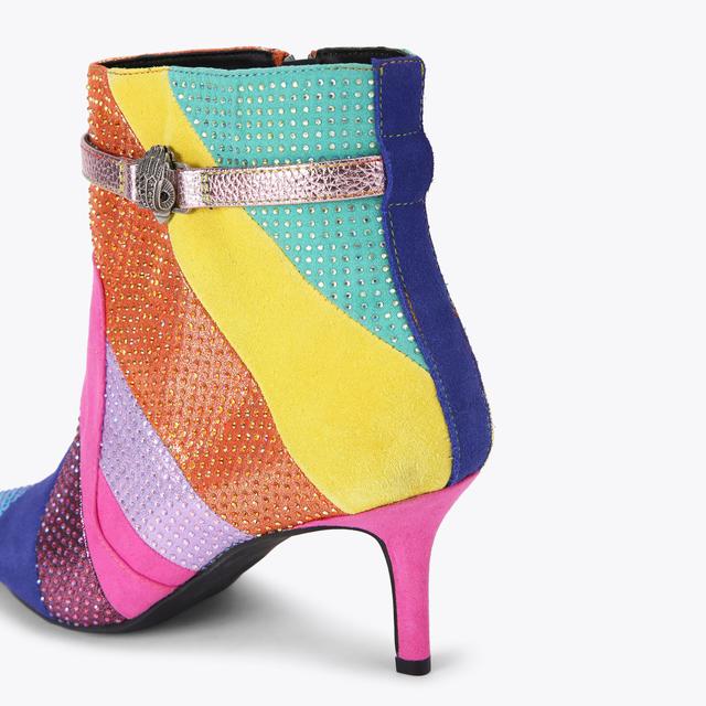 Carvela By Kurt Geiger KENSINGTON FLEXI ANKLE Rainbow Crystal Ankle Boot By KURT GEIGER LONDON