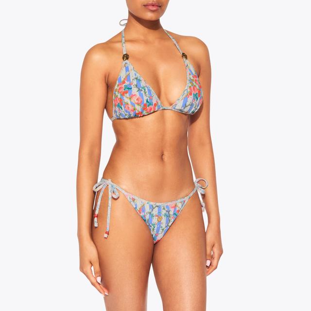 Carvela By Kurt Geiger KENSINGTON GEM TRIANGLE Blue Stripe Triangle Bikini By KURT GEIGER LONDON