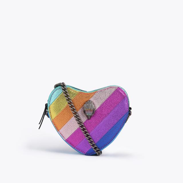 carvela by kurt geiger KENSINGTON HEART X BODY Kensington Rainbow Heart Cross Body Bag by KURT GEIGER LONDON