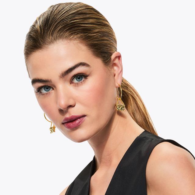 Carvela By Kurt Geiger KENSINGTON HOOP EARRINGS Gold Kensington Bag Hoop Earring By KURT GEIGER LONDON