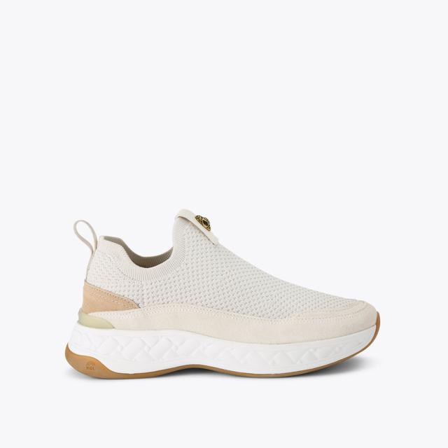 carvela by kurt geiger KENSINGTON KNIT SLIP ON Bone Knitted Slip On Sneaker by KURT GEIGER LONDON carvela by kurt geiger KENSINGTON KNIT SLIP ON Bone Knitted Slip On Sneaker by KURT GEIGER LONDON