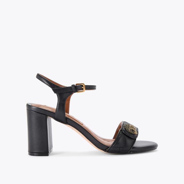 carvela by kurt geiger KENSINGTON LANGLEY Black Leather Heel by KURT GEIGER LONDON