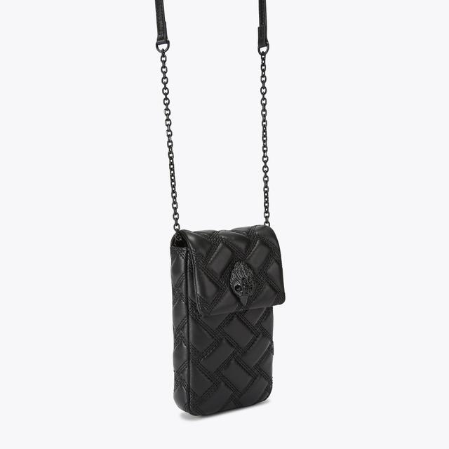 Carvela By Kurt Geiger KENSINGTON PHONE BAG DR Black Cross Body Phone Holder By KURT GEIGER LONDON