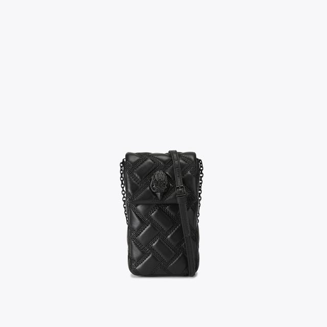 carvela by kurt geiger KENSINGTON PHONE BAG DR Black Cross Body Phone Holder by KURT GEIGER LONDON