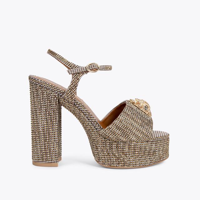 carvela by kurt geiger KENSINGTON PLATFORM SDL Beige Heels by KURT GEIGER LONDON
