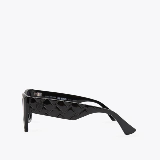 Carvela By Kurt Geiger KENSINGTON RECTANGLE Black Drench Sunglasses By KURT GEIGER LONDON