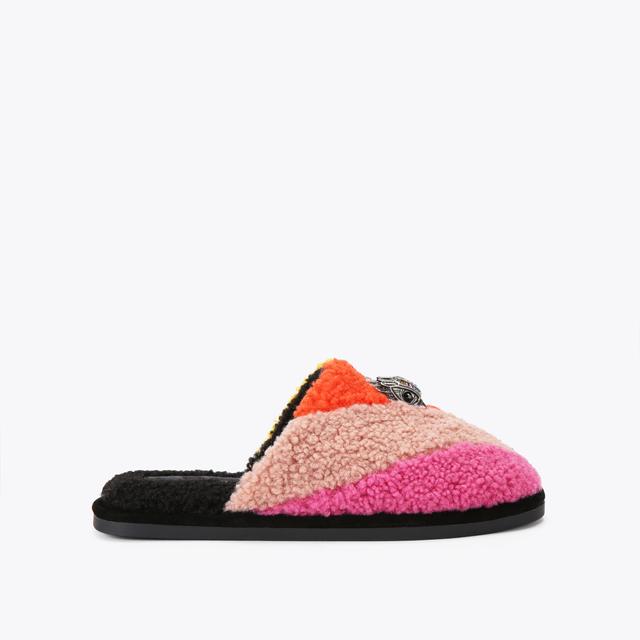 carvela by kurt geiger KENSINGTON SLIPPERS Rainbow Teddy Slippers by KURT GEIGER LONDON