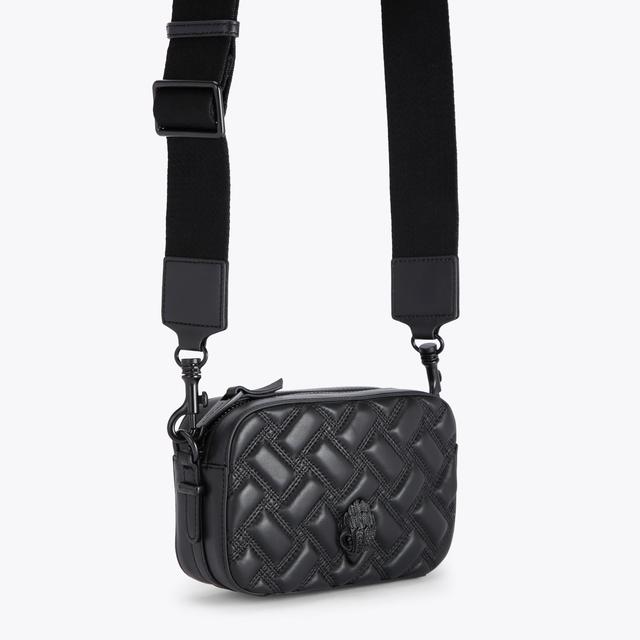 Carvela By Kurt Geiger KENSINGTON SM CAMERA DRCH Black Drench Cross Body Camera Bag By KURT GEIGER LONDON