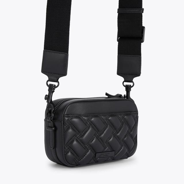 Carvela By Kurt Geiger KENSINGTON SM CAMERA DRCH Black Drench Cross Body Camera Bag By KURT GEIGER LONDON