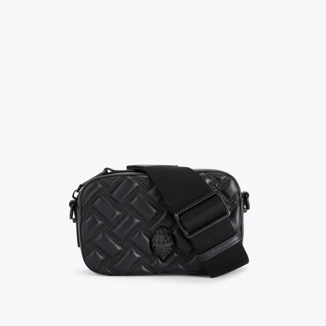 carvela by kurt geiger KENSINGTON SM CAMERA DRCH Black Drench Cross Body Camera Bag by KURT GEIGER LONDON