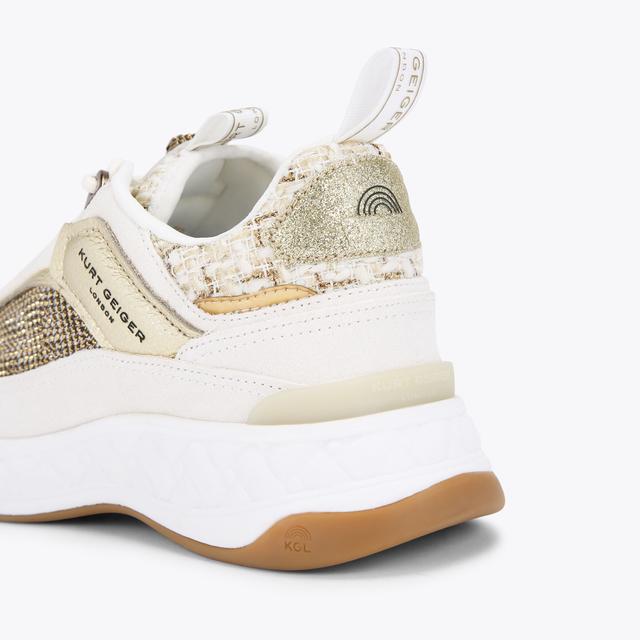 Carvela By Kurt Geiger KENSINGTON SNEAKER Beige Sneakers By KURT GEIGER LONDON