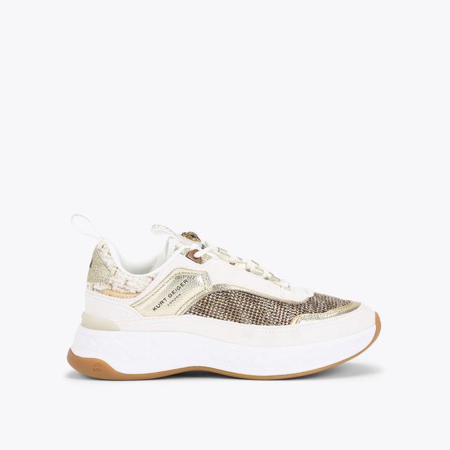 carvela by kurt geiger KENSINGTON SNEAKER Beige Sneakers by KURT GEIGER LONDON