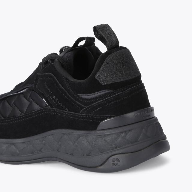 Carvela By Kurt Geiger KENSINGTON SNEAKER BLACK SUEDE SNEAKERS By KURT GEIGER LONDON