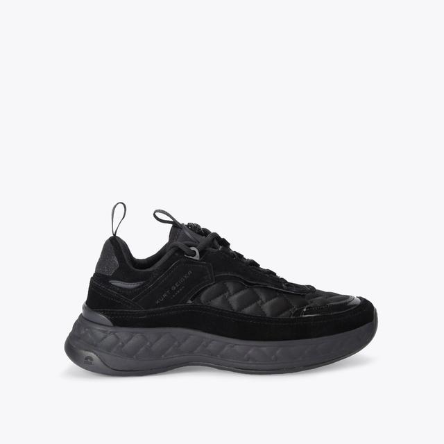 carvela by kurt geiger KENSINGTON SNEAKER BLACK SUEDE SNEAKERS by KURT GEIGER LONDON