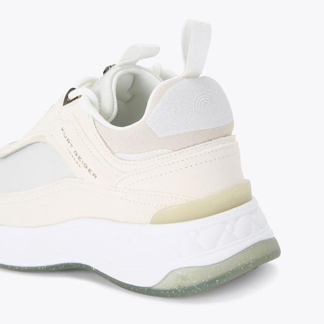 Carvela By Kurt Geiger KENSINGTON SNEAKER Bone Leather Sneakers By KURT GEIGER LONDON