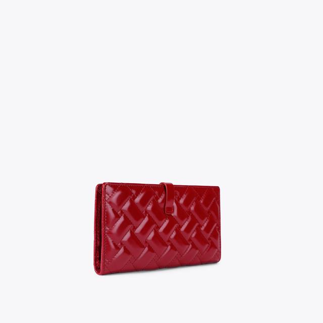 Carvela By Kurt Geiger KENSINGTON SOFT WALLET Red Patent Soft Wallet By KURT GEIGER LONDON