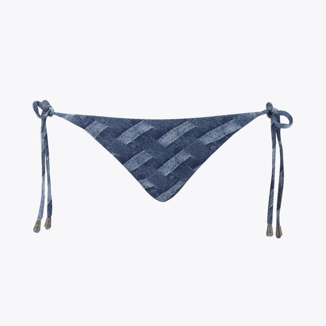 carvela by kurt geiger KENSINGTON STRING BRIEFS Denim Weave Swimsuit Bottoms by KURT GEIGER LONDON