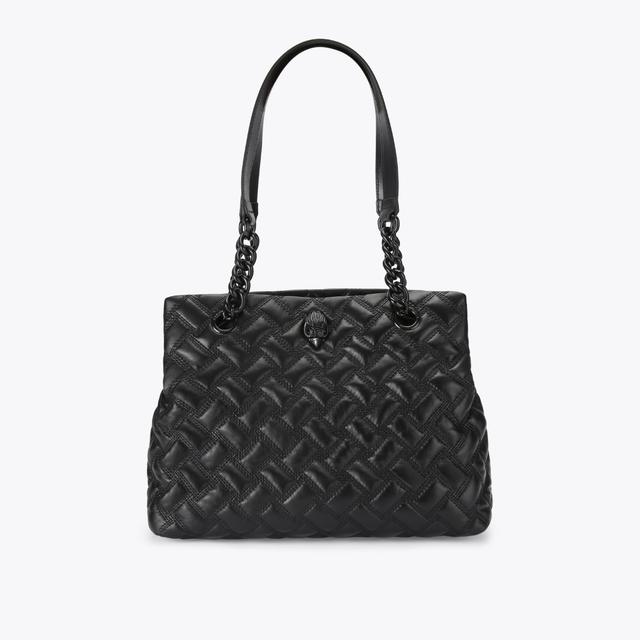 carvela by kurt geiger KENSINGTON TOTE DR Black Leather Tote Bag by KURT GEIGER LONDON