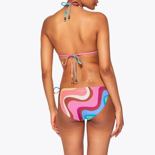 Carvela By Kurt Geiger KENSINGTON TRIANGLE TOP Rainbow Swirl Bikini Top By KURT GEIGER LONDON