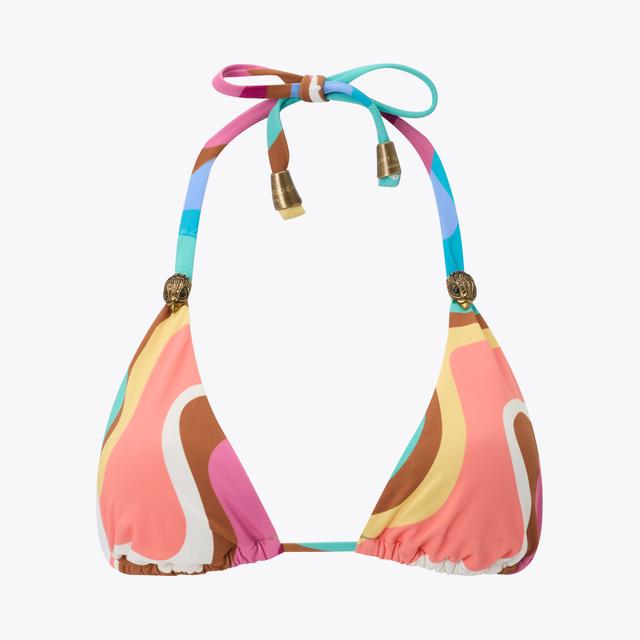 carvela by kurt geiger KENSINGTON TRIANGLE TOP Rainbow Swirl Bikini Top by KURT GEIGER LONDON