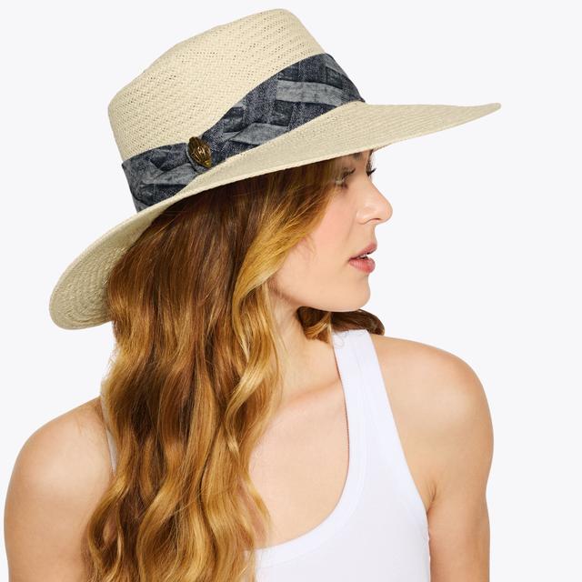 Carvela By Kurt Geiger KENSINGTON WIDE BRIM HAT Wide Brim Raffia Hat By KURT GEIGER LONDON