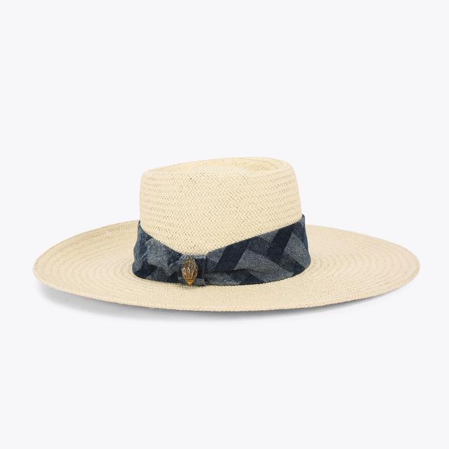 Carvela By Kurt Geiger KENSINGTON WIDE BRIM HAT Wide Brim Raffia Hat By KURT GEIGER LONDON