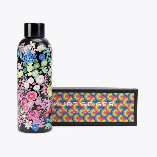 Carvela By Kurt Geiger KGL WATER BOTTLE DR Rainbow Floral Water Bottle By KURT GEIGER LONDON