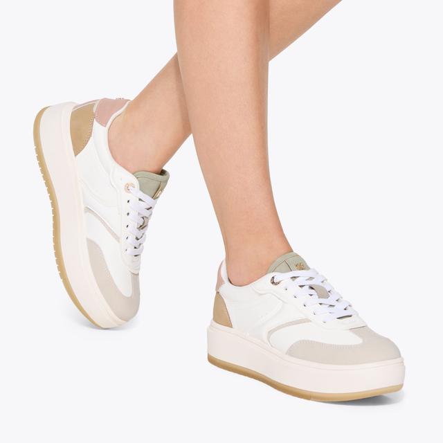 Carvela By Kurt Geiger KICK White Sneaker By KG KURT GEIGER