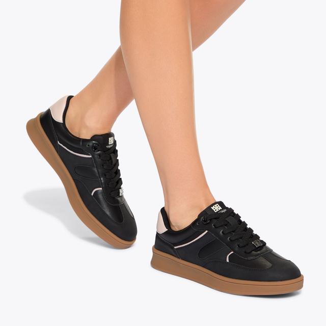 Carvela By Kurt Geiger KINDRED Black And Pink Sneaker By KG KURT GEIGER