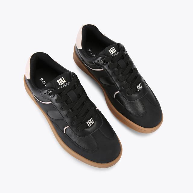 Carvela By Kurt Geiger KINDRED Black And Pink Sneaker By KG KURT GEIGER