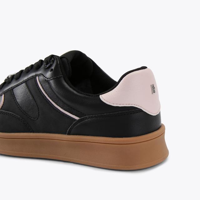 Carvela By Kurt Geiger KINDRED Black And Pink Sneaker By KG KURT GEIGER