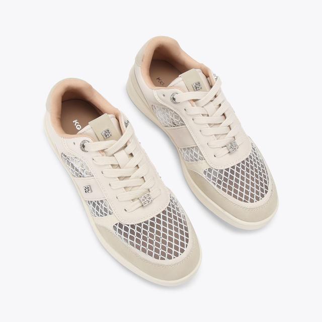 Carvela By Kurt Geiger KINDRED MESH Bone Mesh Sneaker By KG KURT GEIGER