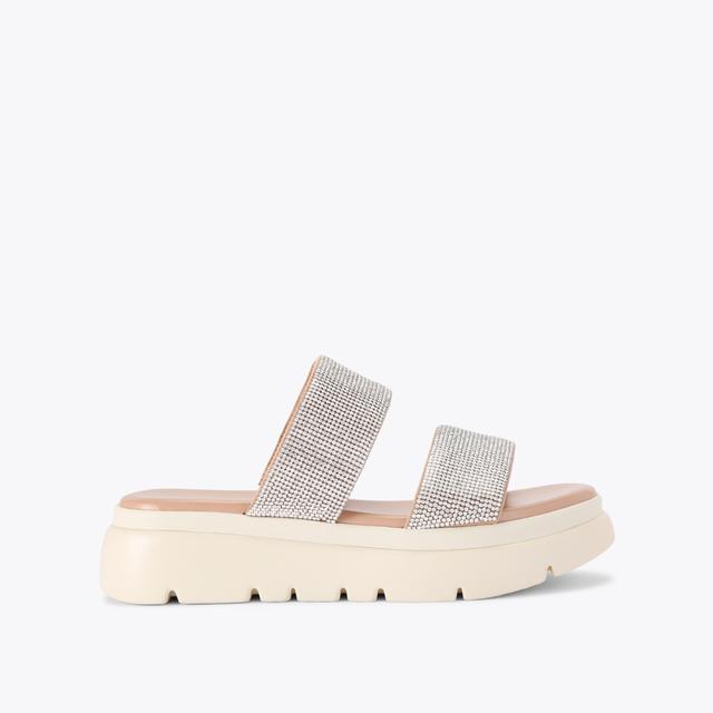 carvela by kurt geiger KRYPTON Crystal Slip On Sandal by CARVELA COMFORT