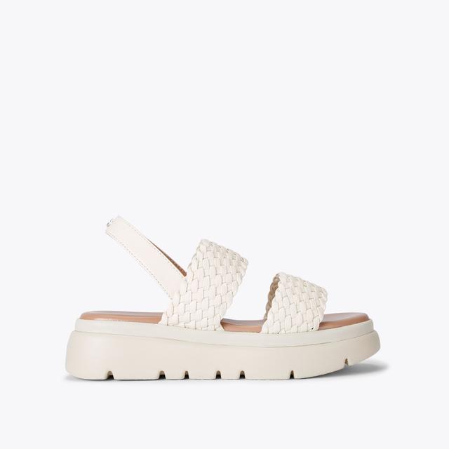 carvela by kurt geiger KRYPTON WEAVE Bone Woven Sandals by CARVELA COMFORT