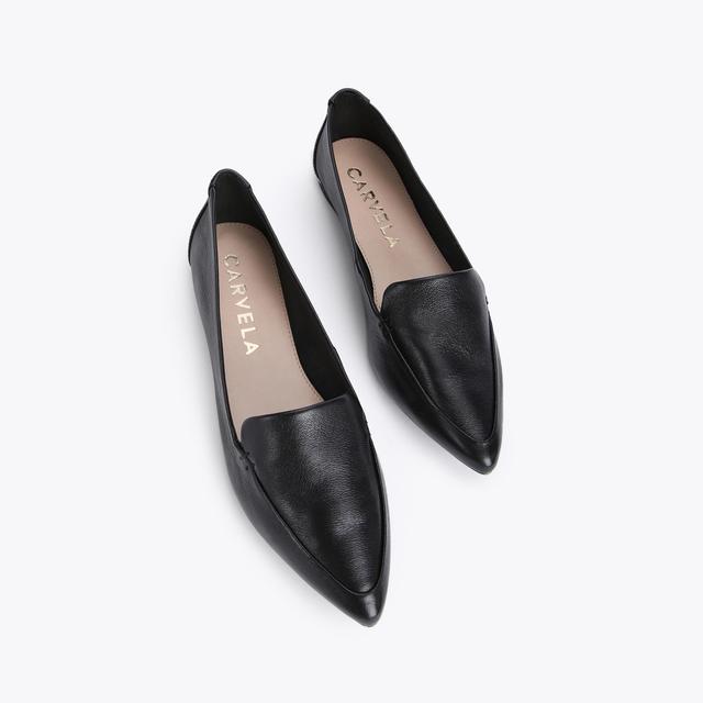 Carvela By Kurt Geiger LANDED 2 Black Pointed Toe Flats By CARVELA