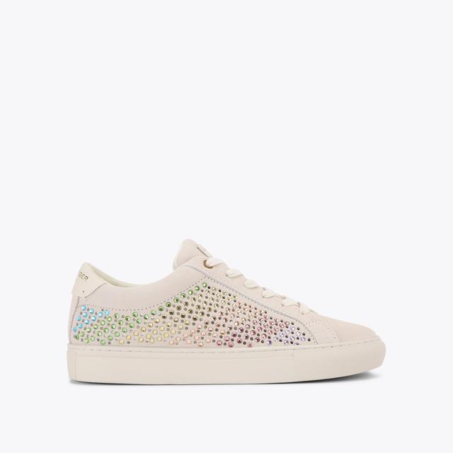 carvela by kurt geiger LANE CRYSTAL Rainbow Crystal Sneaker by KURT GEIGER LONDON