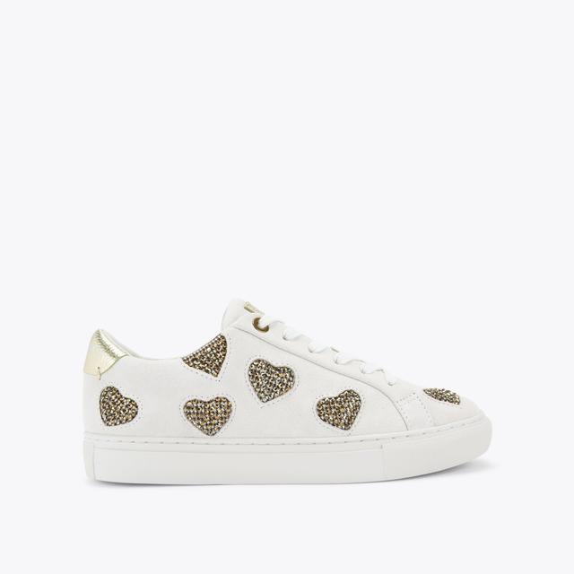 carvela by kurt geiger LANE LOVE White Crystal Trainer by KURT GEIGER LONDON carvela by kurt geiger LANE LOVE White Crystal Trainer by KURT GEIGER LONDON