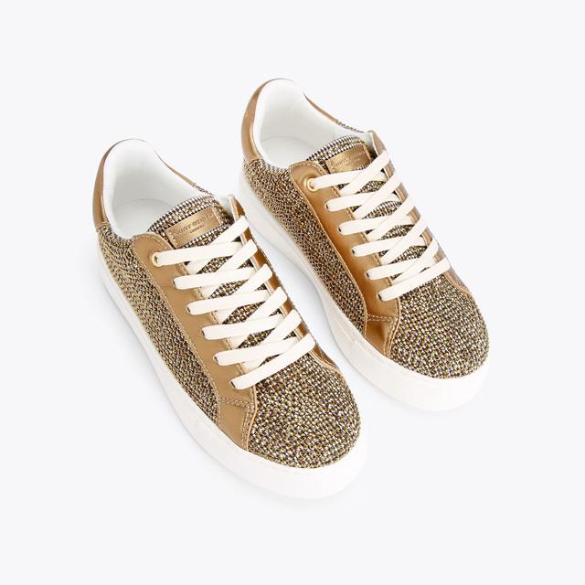 Carvela By Kurt Geiger LANEY Crystal Trainers By KURT GEIGER LONDON