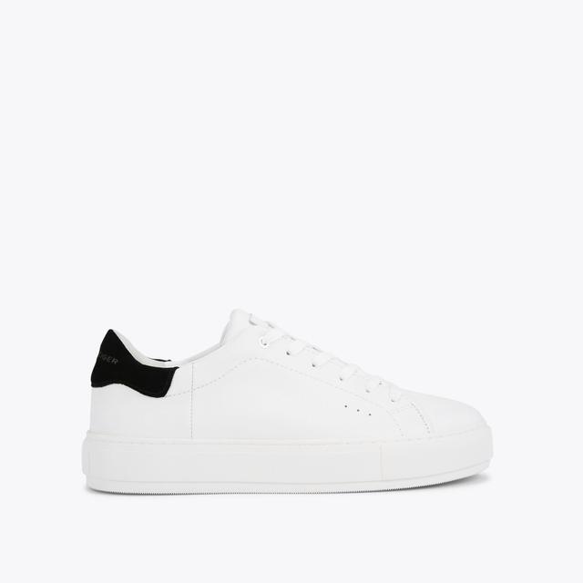 carvela by kurt geiger LANEY MENS White Leather Sneakers by KURT GEIGER LONDON