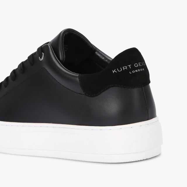 Carvela By Kurt Geiger LANEY2 Black Leather Chunky Sneakers By KURT GEIGER LONDON