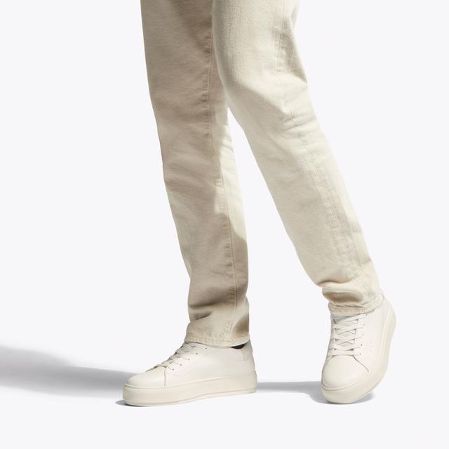 Carvela By Kurt Geiger LANEY2 White Leather Chunky Sneakers By KURT GEIGER LONDON