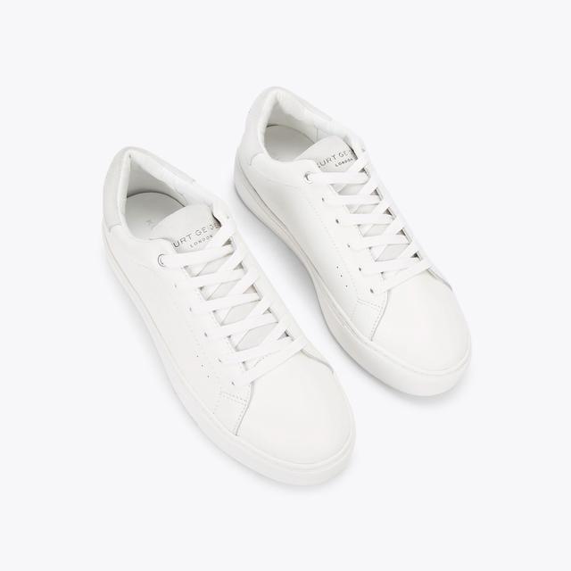 Carvela By Kurt Geiger LANEY2 White Leather Chunky Sneakers By KURT GEIGER LONDON